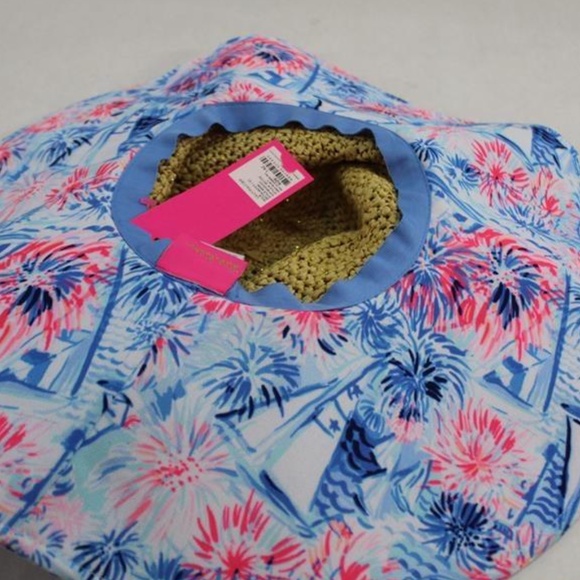 Lilly Pulitzer GWP Beach Hat, One Size Fits All NWT main image 4